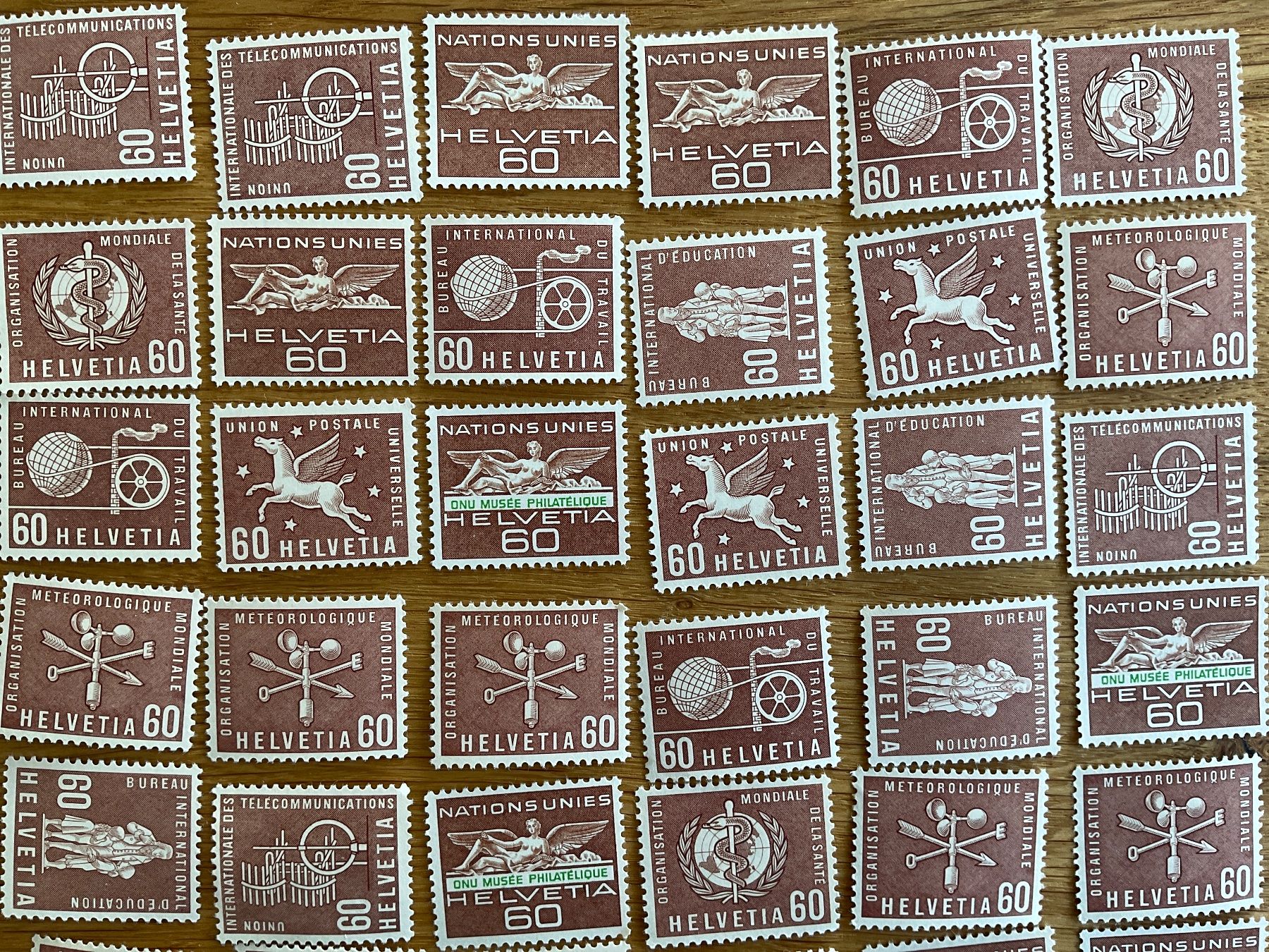 Alle Briefmarken: 60Fr Ämter Frankaturware ungestempelt postfrisch Sammlung – Neu (gemäss Beschreibung) aus Wil SG von Chefsugus 2