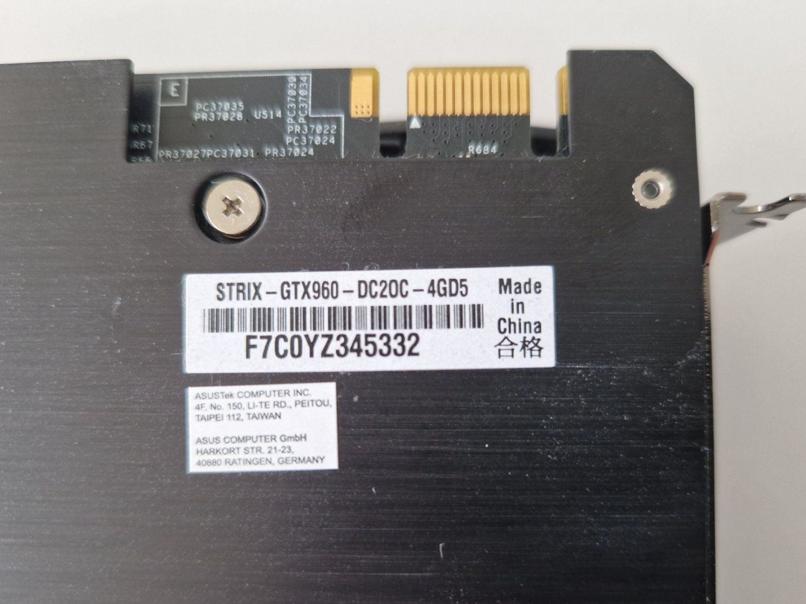 Asus Grafikkarten: ASUS STRIX-GTX960-DC20C-4GD5 – Gebraucht aus Elsau von sato83 5