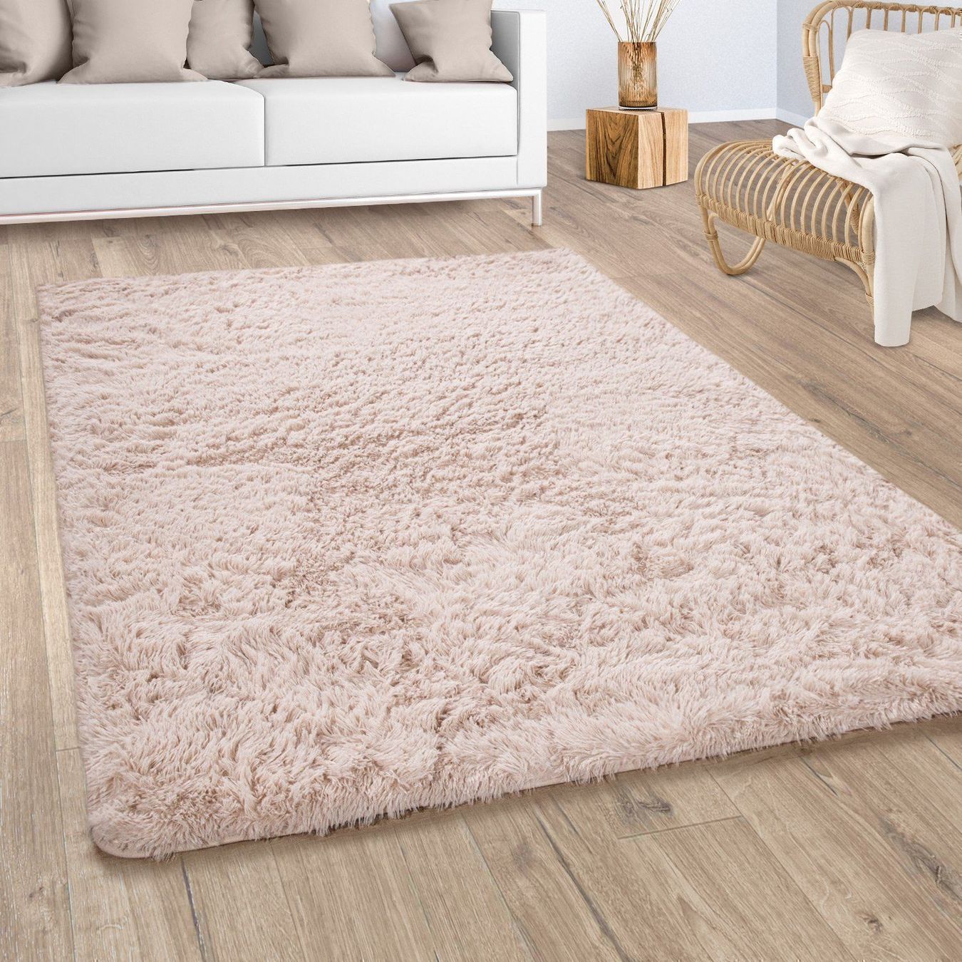 Tappeti: Teppich Shaggy Pastellbeige – Nuovo e nell'imballaggio originale da Bern venduto da Home_decor