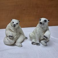 Versand möglich! 2 sehr schöne Vintage Eisbär Figuren