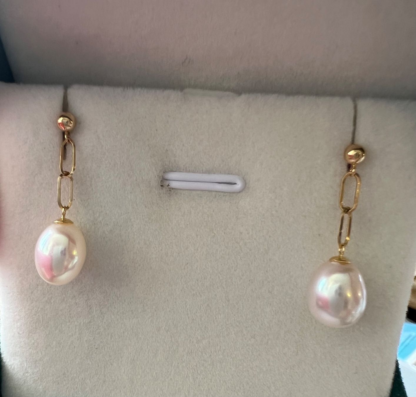 Orecchini pendenti & Orecchini a lobo: Ohrringe in 18k Gold mit Süsswasserperlen – Nuovo (secondo la descrizione) da Bern venduto da Steinfieber 2