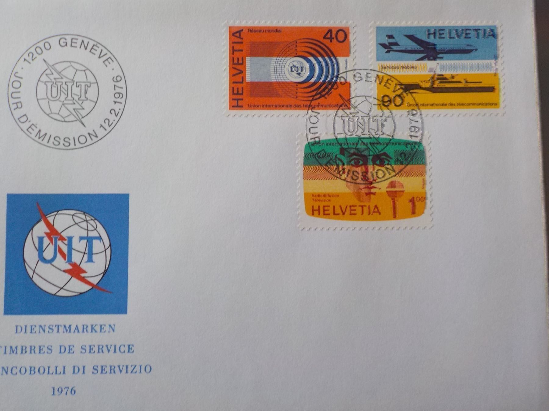 Tutti i francobolli: 1976, FDC, UIT, Serie – Nuovo (secondo la descrizione) da Muri b. Bern venduto da Ricardoverkauf