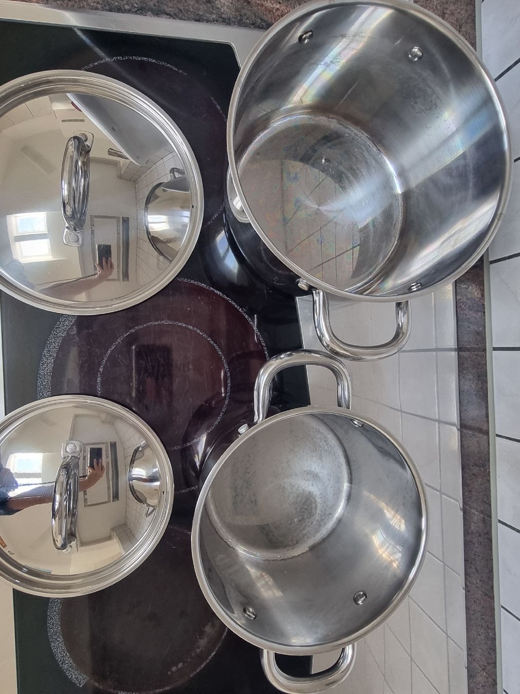 Ikea Pentole: IKEA Topf mit Deckel 3l + 5l – Usato da Otelfingen venduto da EVaterlaus