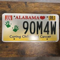 🇺🇸 U.S. Autoschild - Alabama 90M4W - Curing Child Cancer