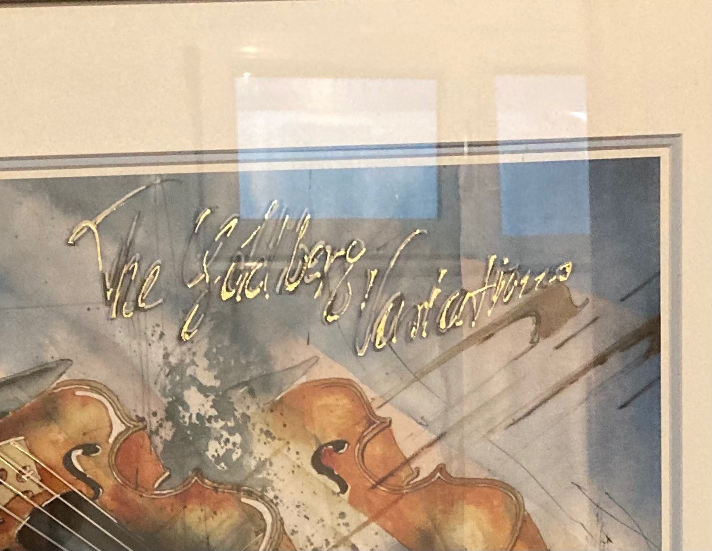 Grafiken & Lithographien: Lithographie "the Golberg Variations" – Gebraucht aus Wiedlisbach von kirchgasse20 1