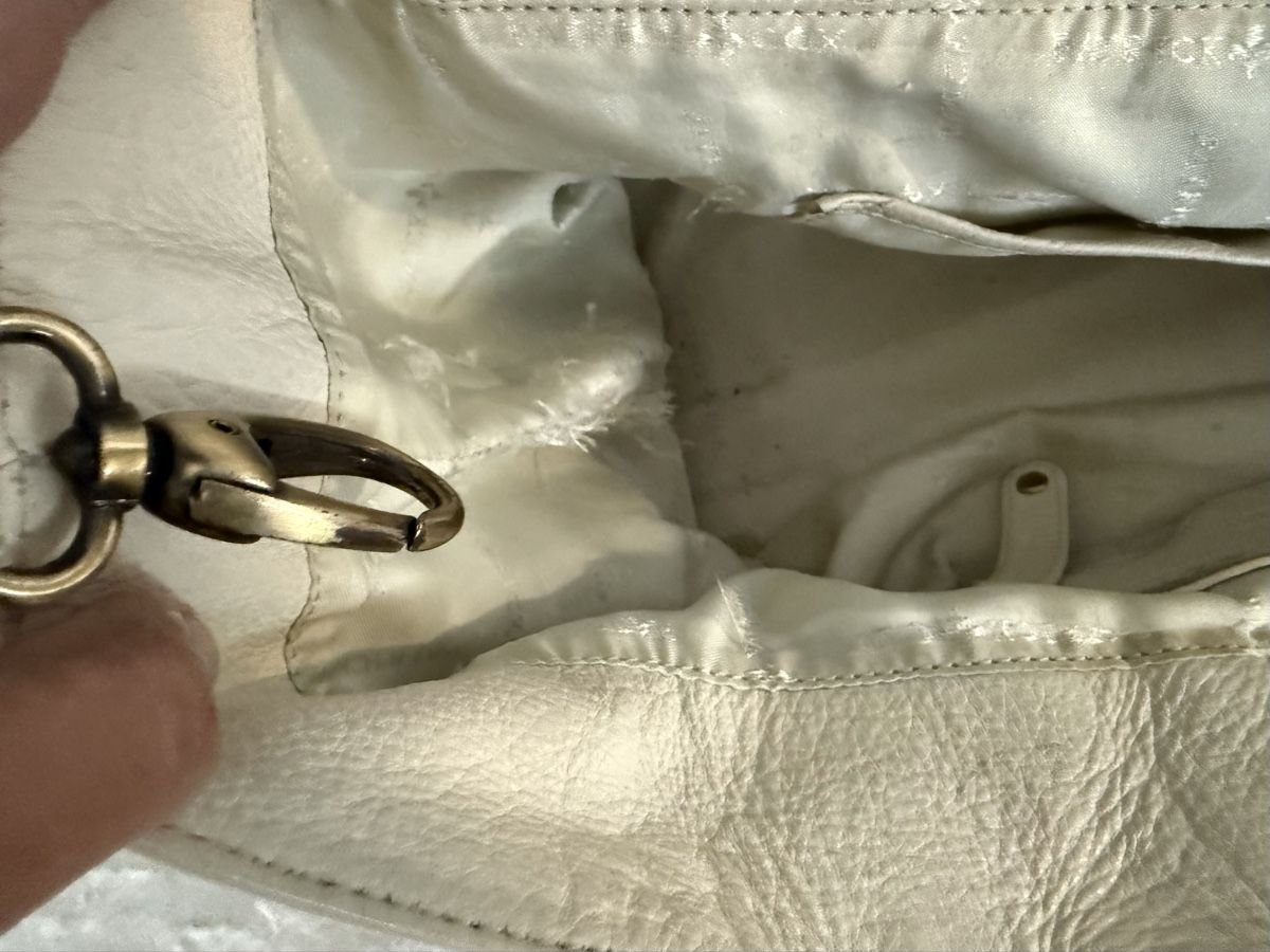 Borse da donna: Patrick Cox Handtasche, Elfenbein-farben – Usato da Zürich venduto da MarciaBraz 6