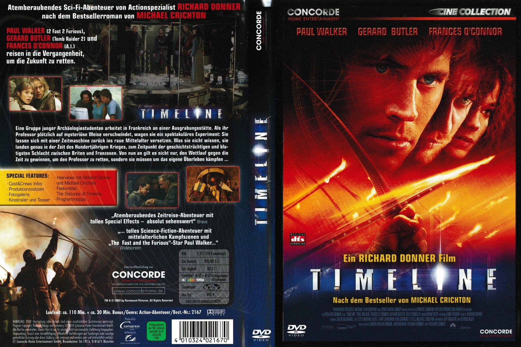 Tutti i DVDs: DVD - Timeline (NEU) – Nuovo (secondo la descrizione) da Langnau am Albis venduto da MediaRescuerKeLoX