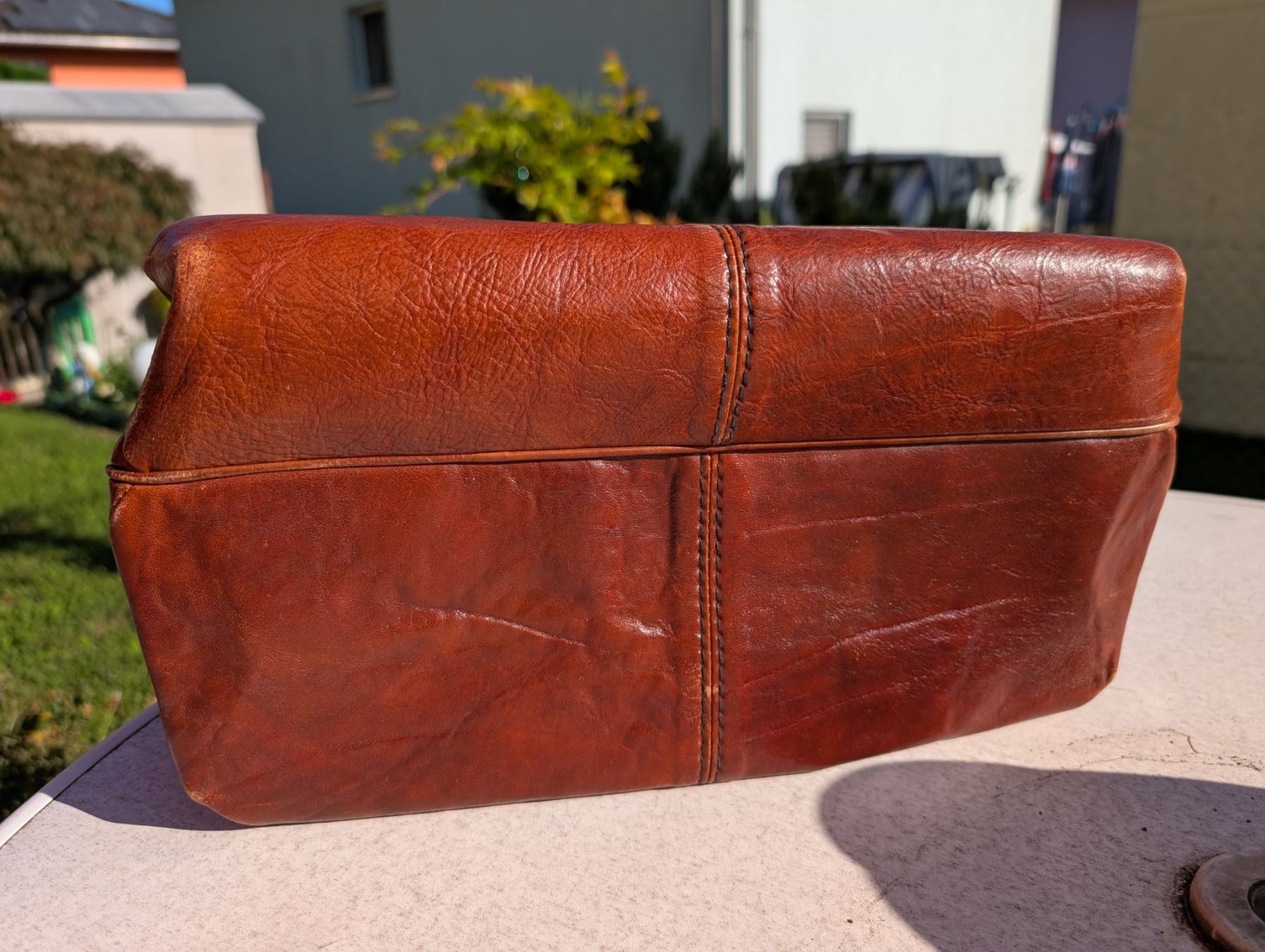 Taschen: Elegante Ledertasche "Le Bridge", Braun – Gebraucht aus Cugnasco von tizianaq 5