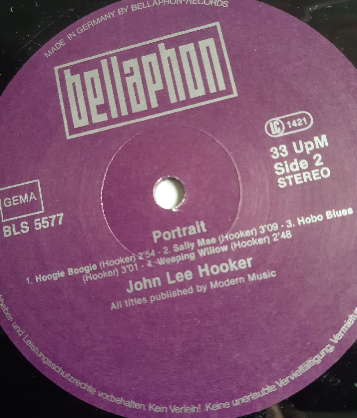 Dischi in vinile: JOHN LEE HOOKER: Portrait – Usato da Frick venduto da kyb_yq8h 3