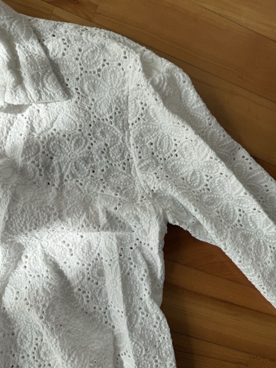 Zara Camicette: Sommer Bluse Zara, Weiss, Spitze, Gr. S – Usato da Lachen SZ venduto da ali_5xw5 2