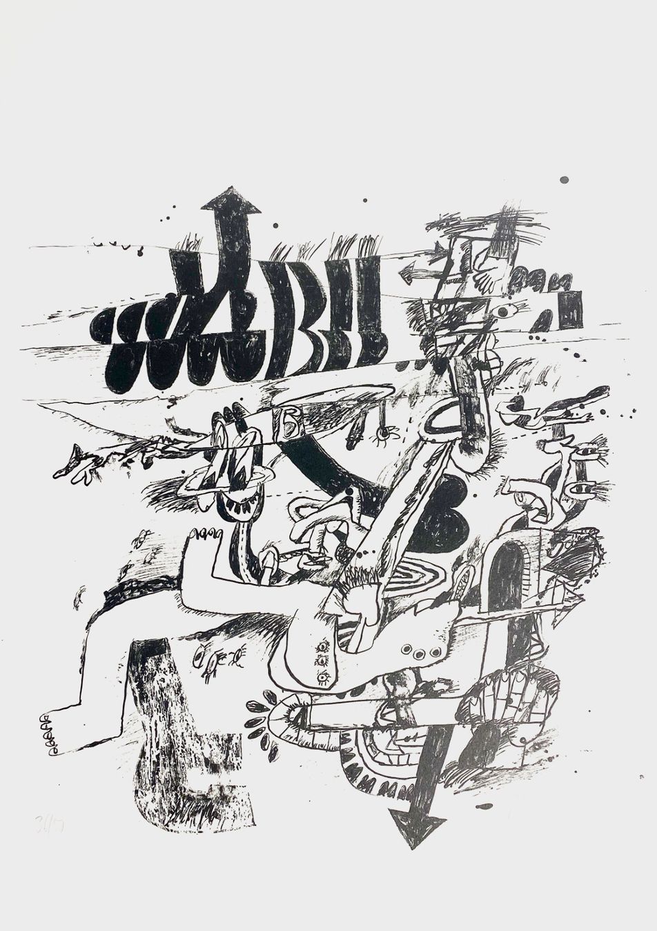 Grafica & Litografie: Jäger Bert : Lithografie 1965 – Nuovo (secondo la descrizione) da grenchen venduto da Belarte