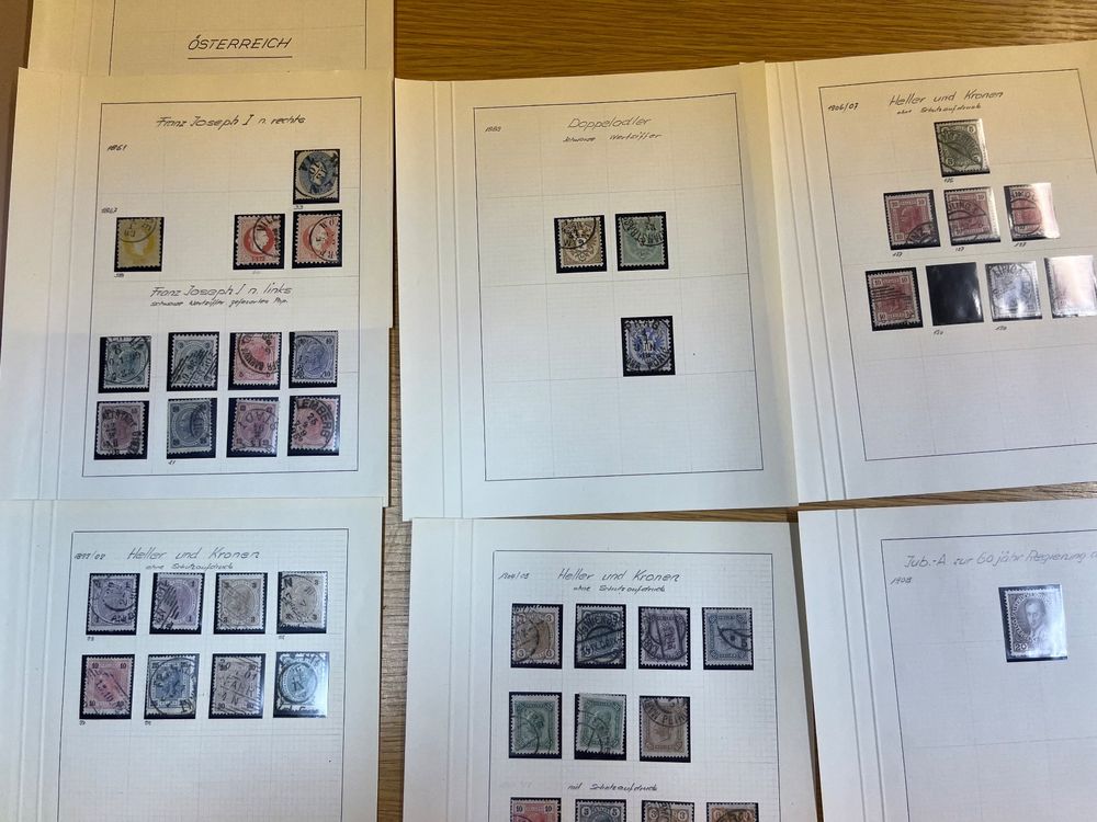 Tolles Album mit Österreich von 1861 bis 1950 Kaufen auf Ricardo