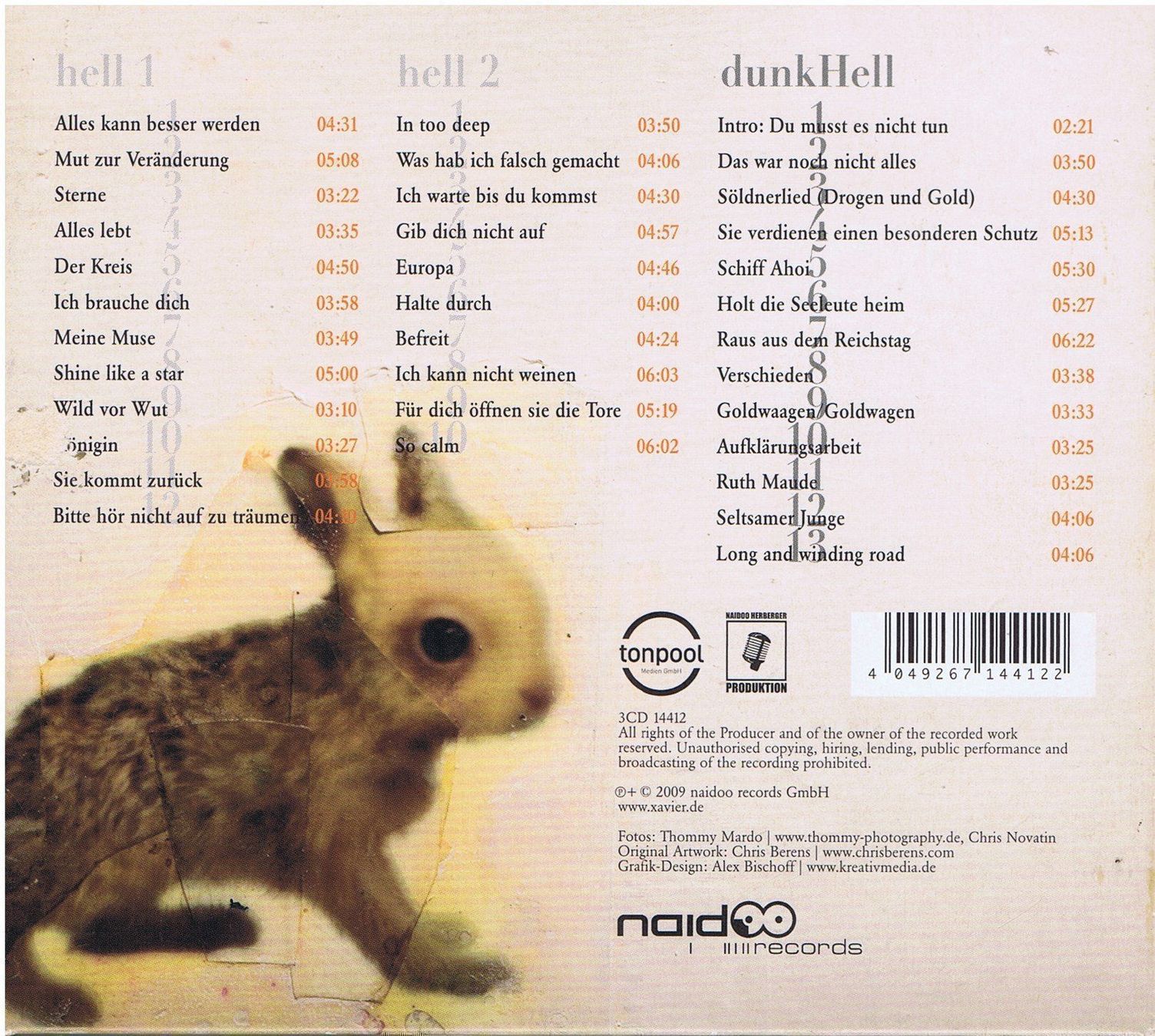 CDs: X. Naidoo / Alles kann besser werden 3CD – Gebraucht aus Unterengstringen von Lastchance 1