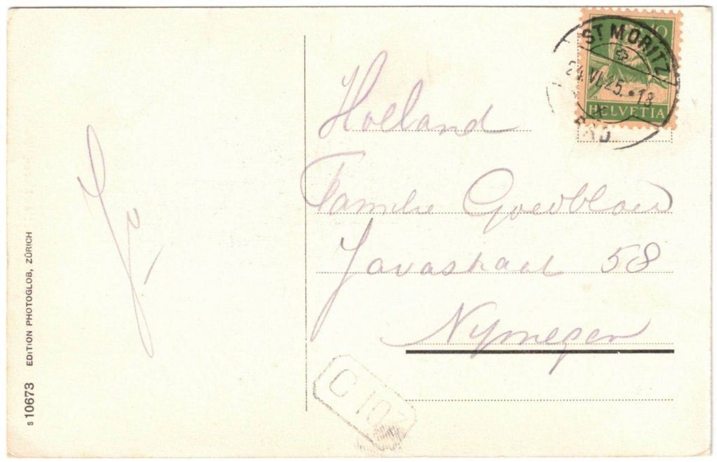 Cartoline postali: St. Moritz - Standseilbahn Muottas Muragl – Usato da Binningen venduto da Mountainrider 1