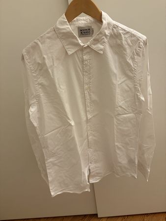 Scotch & Soda Hemd Weiss Gr. L Slim Fit