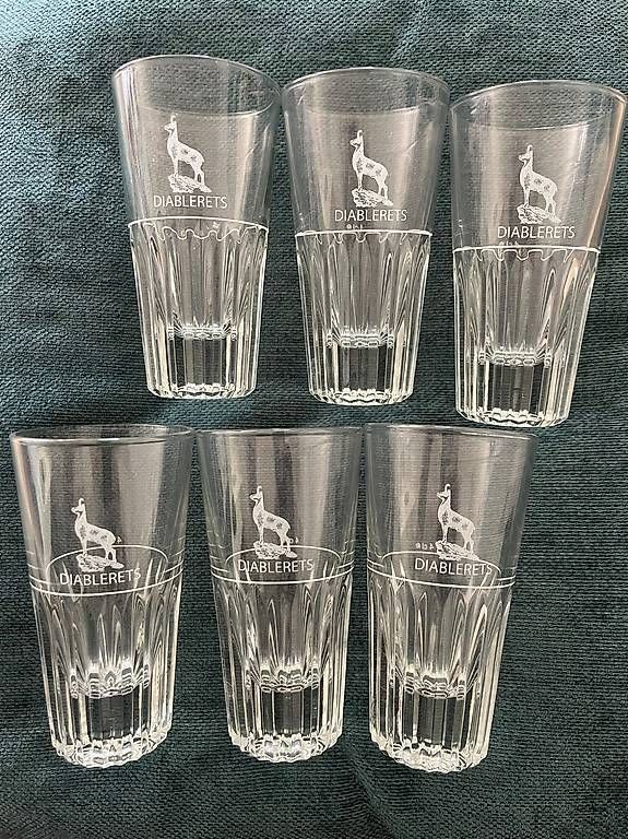 Bicchieri: 6 verres bitter des Diablerets – Usato da Coppet venduto da squ_wy2d