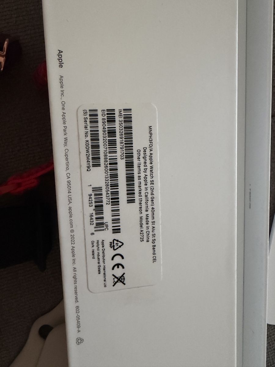 Apple Smartwatch: Apple iWatch SE 2nd Generation 40mm – Gebraucht aus Wetzikon ZH von Chrisii1991 2