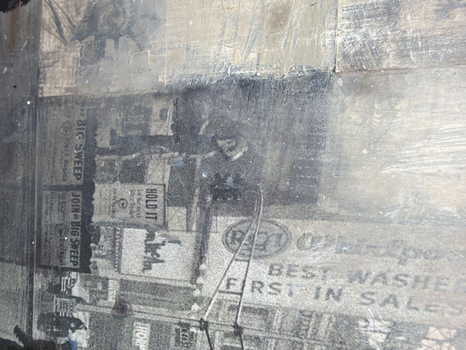 Tableaux: Doris Bosshard Collage auf Leinwand – D'occasion à Otelfingen par Yossi-68 6