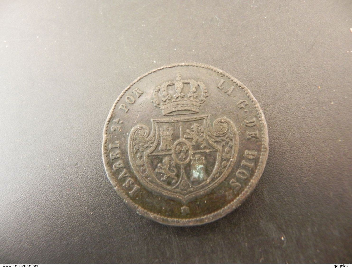 Tutti le monete: Spanien 1/2 Real 1848 – Usato da Biel/Bienne venduto da Gogolozi