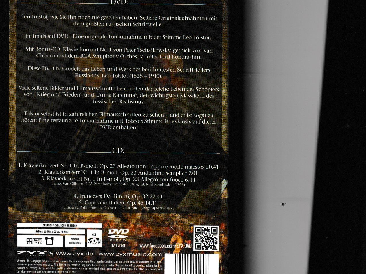 Tutti i DVDs: Leo Tolstoi - Sein Leben und Werk – Usato da Chur venduto da zowie72 1