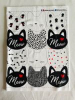 Coupon éponge pour coudre des lingettes lavables - Tête Chat
