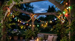 LED String Lights Multicolor Outdoor 12m 10 bulbs