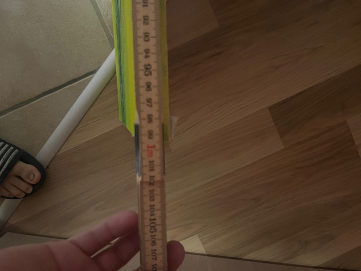 Dipinti: Frühlingsbild, einmalig, Gemälde, gelb-grün, 100x40cm – Usato da Wolfwil venduto da net_cg5m 1