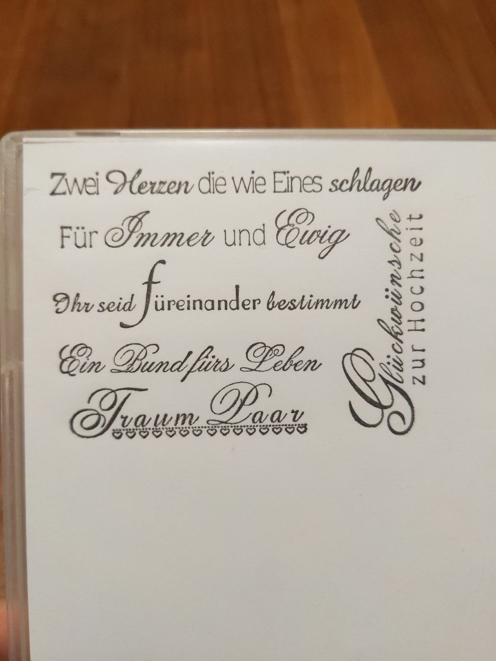 Timbri: Stempel Hochzeit – Usato da Oberhasli venduto da Joe_ahoi 1