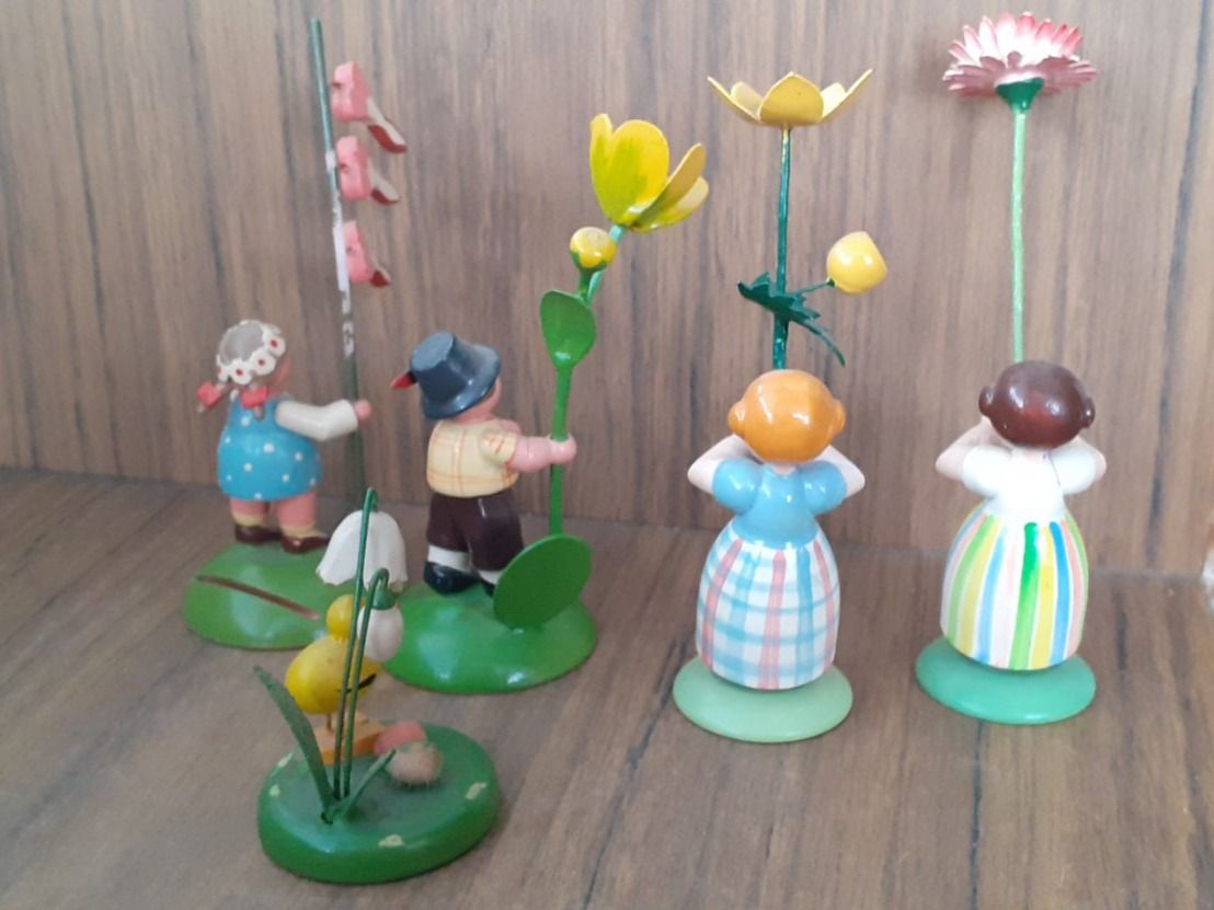 Figuren: Erzgebirge Blumenkinder Lot – Gebraucht aus Mörschwil von wunderkiste44 4