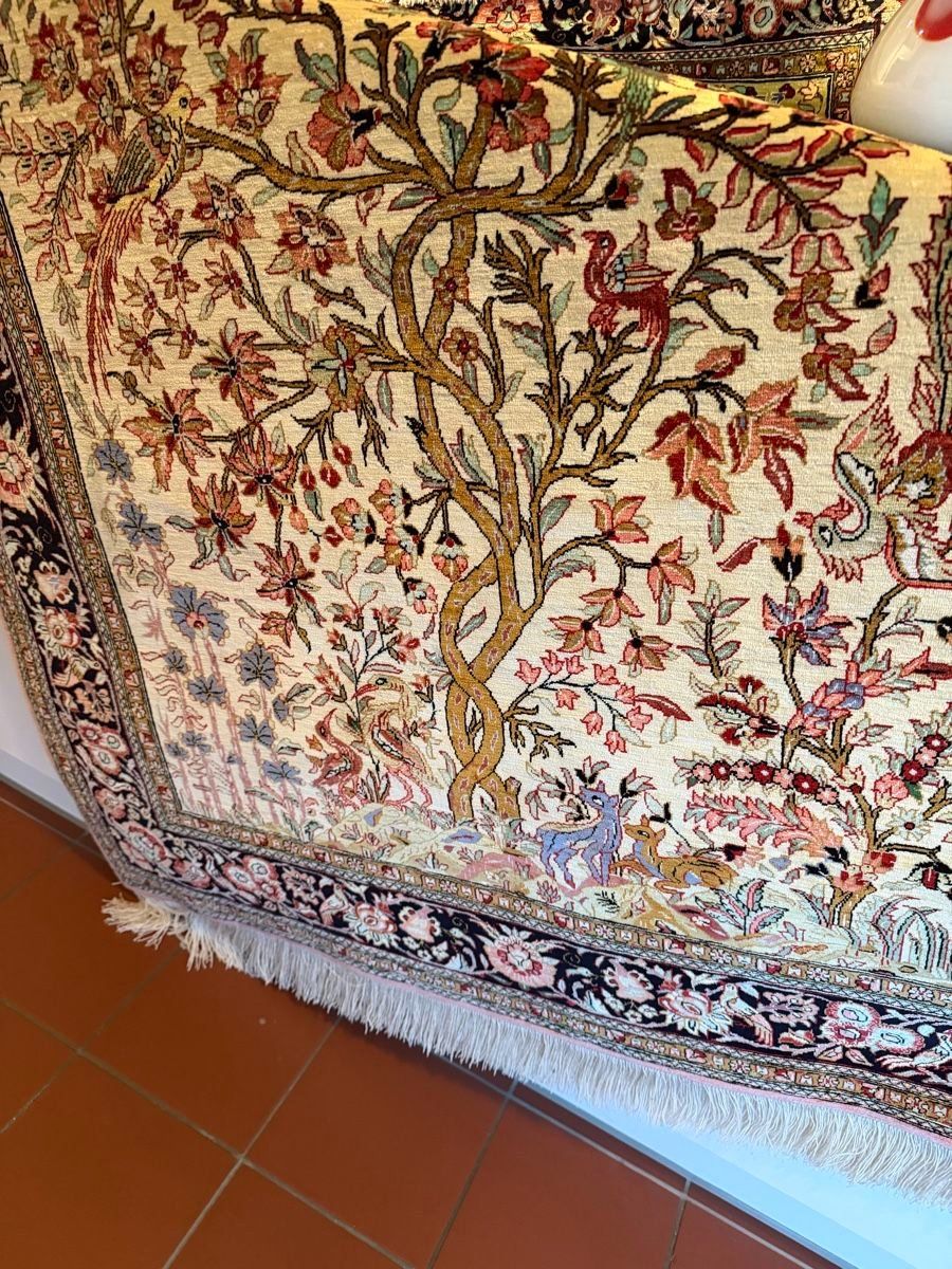 Tappeti: Wunderschöne  Seiden-Orientteppich 155x107cm, , orig. ... – Usato da Zürich venduto da sne.swiss 3