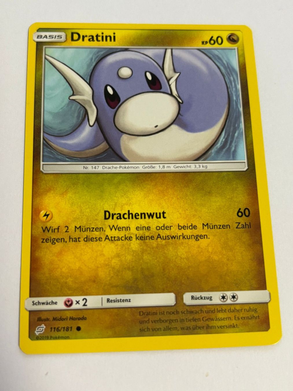 Pokémon Carte collezionabili: Pokemon-Karte Dratini 116/181 – Usato da Herisau venduto da Seyashop1