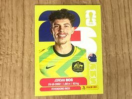 Panini FIFA World Cup 2026 Sticker Jordan Bos AUS 6