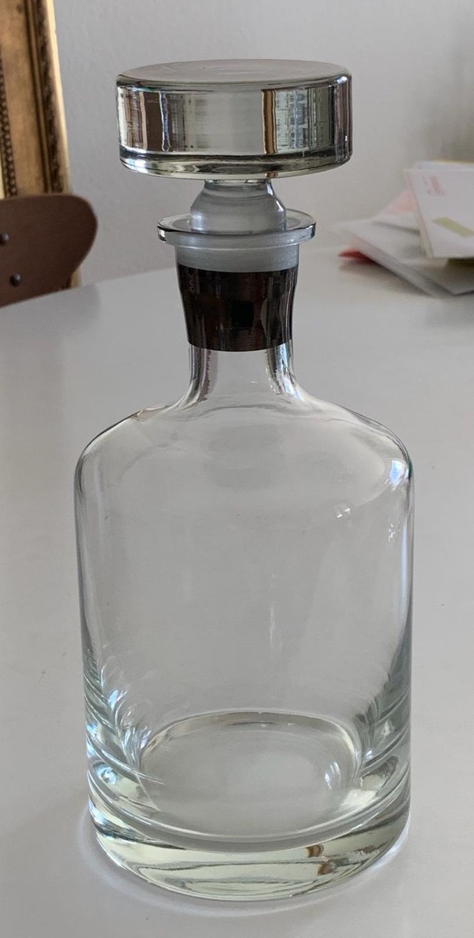 Caraffe: Kristall Glaskaraffe Whisky Karaffe  – Usato da Basel venduto da Jcva