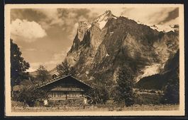 Grindelwald, Grindelwaldnerhaus mit Wett
