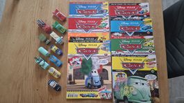 Lot de 8 magazines Disney Pixar Cars + 11 voitures miniature