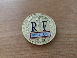 Französische Polizei Medaille / Abzeichen