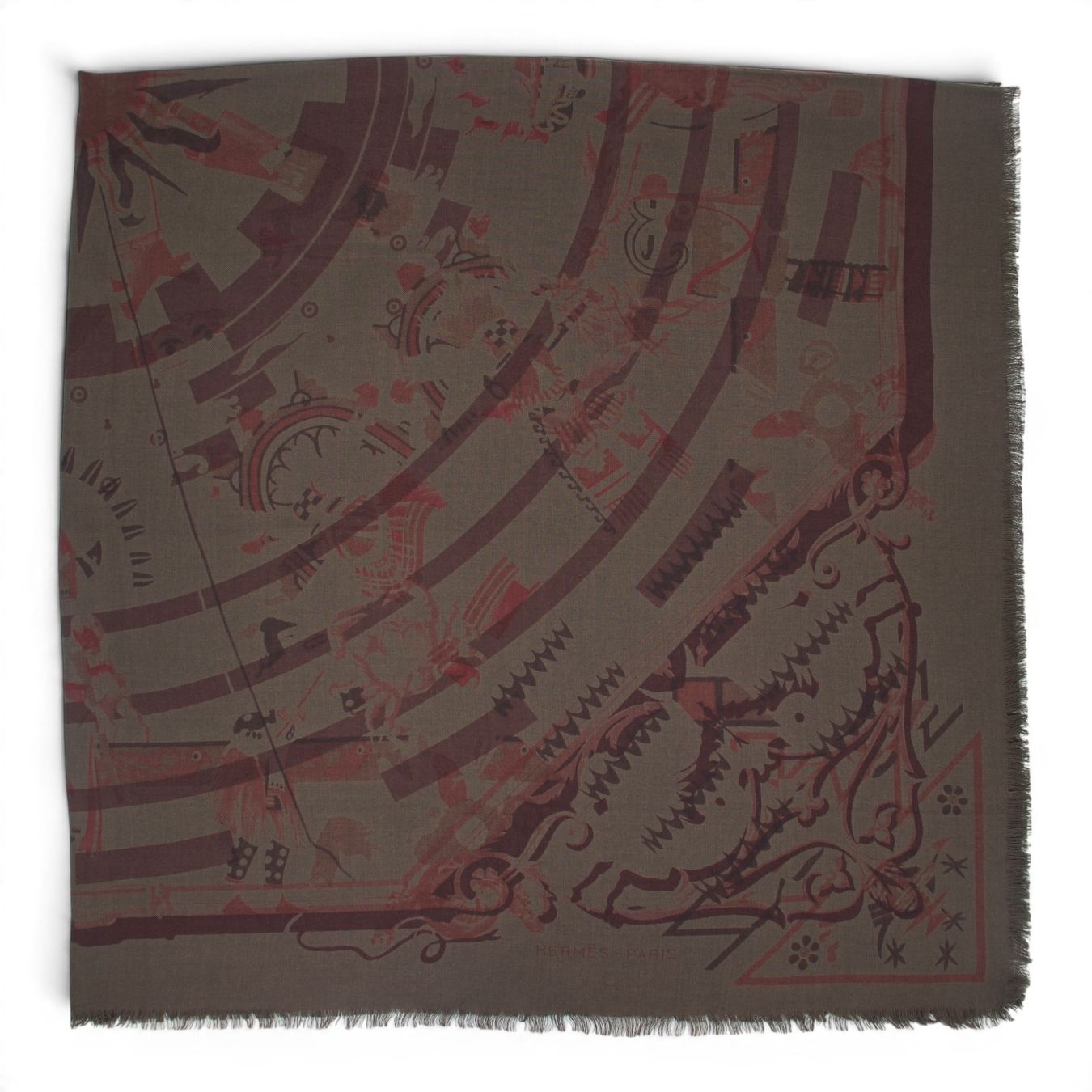 Hermès Foulards & écharpes: Hermès 140 Khaki – D'occasion à Binningen par Designerlabels