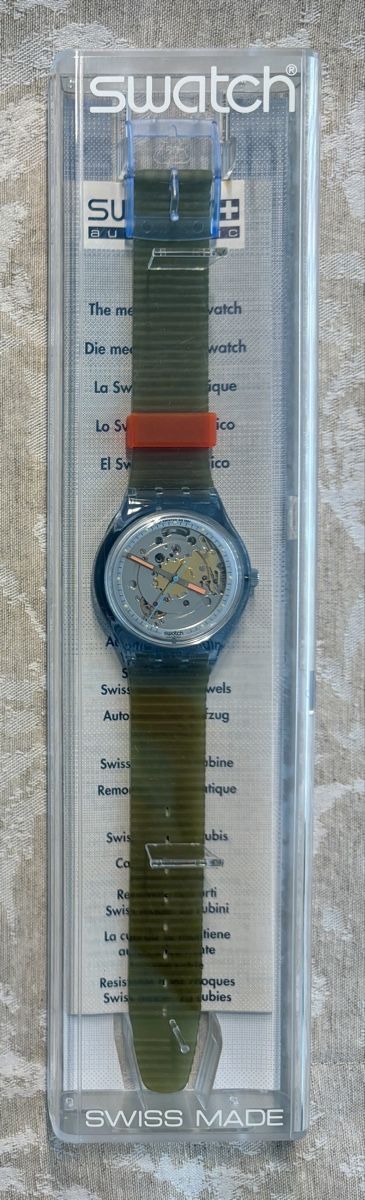 Swatch Montres: SWATCH Automatic Blue Matic ungetragen.! – Neuf (Voir description) à Bülach par Cspadanuda 2
