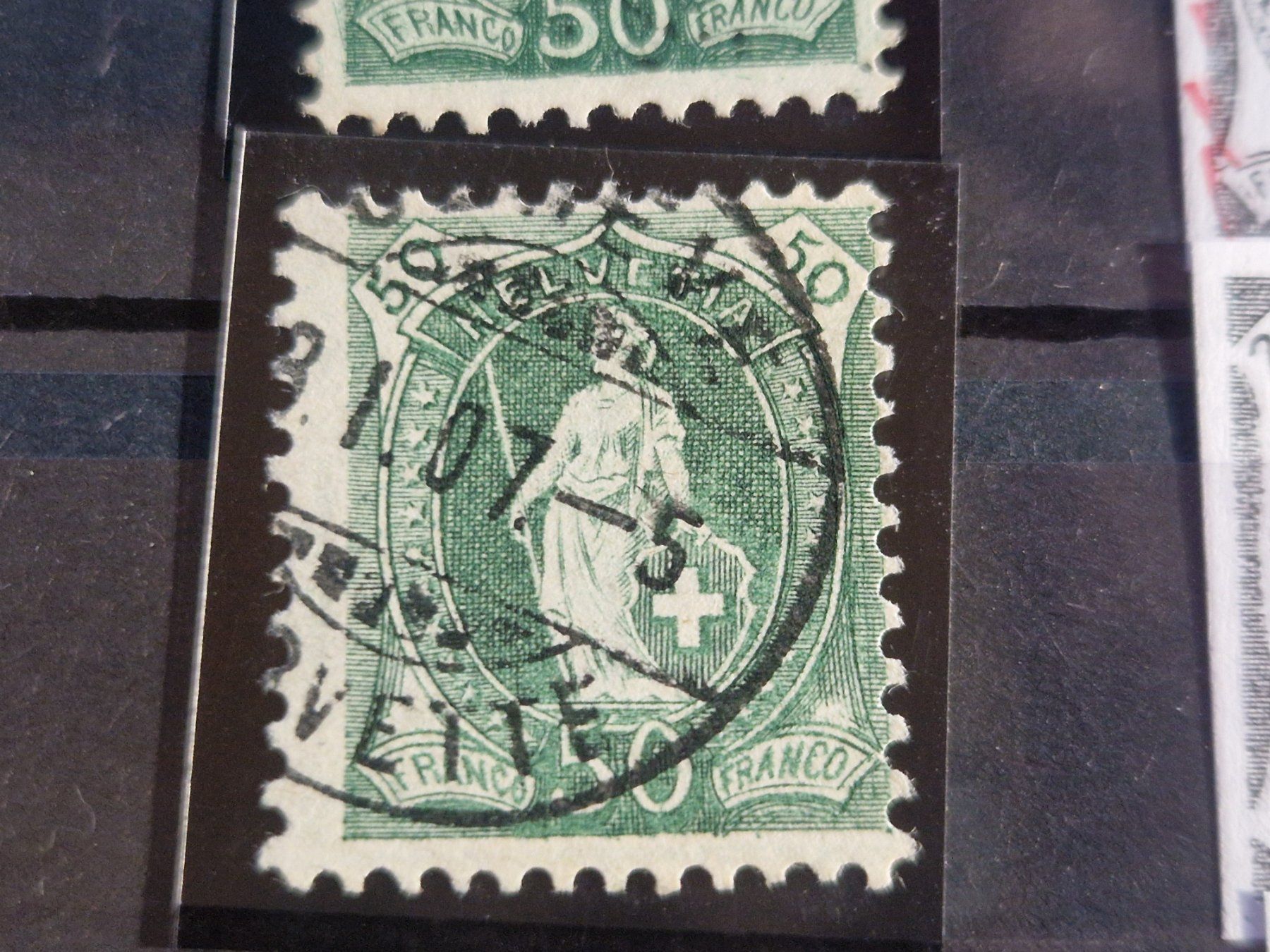 Tutti i francobolli: Stehende, verschiedene Plattenfehler/Retouchen, ab 1.- – Usato da Burgdorf venduto da Glossy01 4