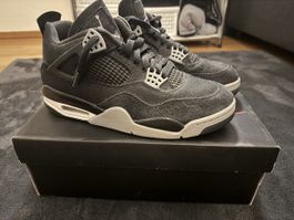 Air Jordan 4 Black Canvas – Grösse 42.5 – gebraucht