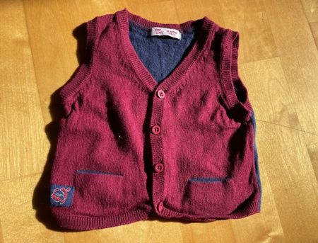 Gilet/ Weste / Pullover Gr 68 Festtagskleidung