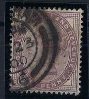 Britische Briefmarke ca. 1880 Queen Viktoria One Penny
