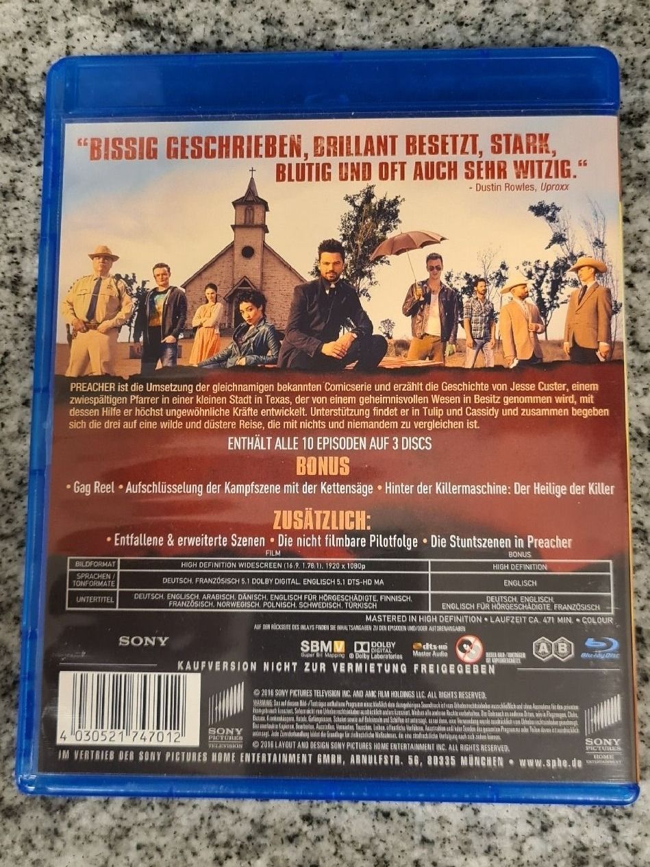 Tutti i DVDs: Preacher Staffel 1 – Nuovo (secondo la descrizione) da Oberkirch LU venduto da ThE_CoLLecTor666 1