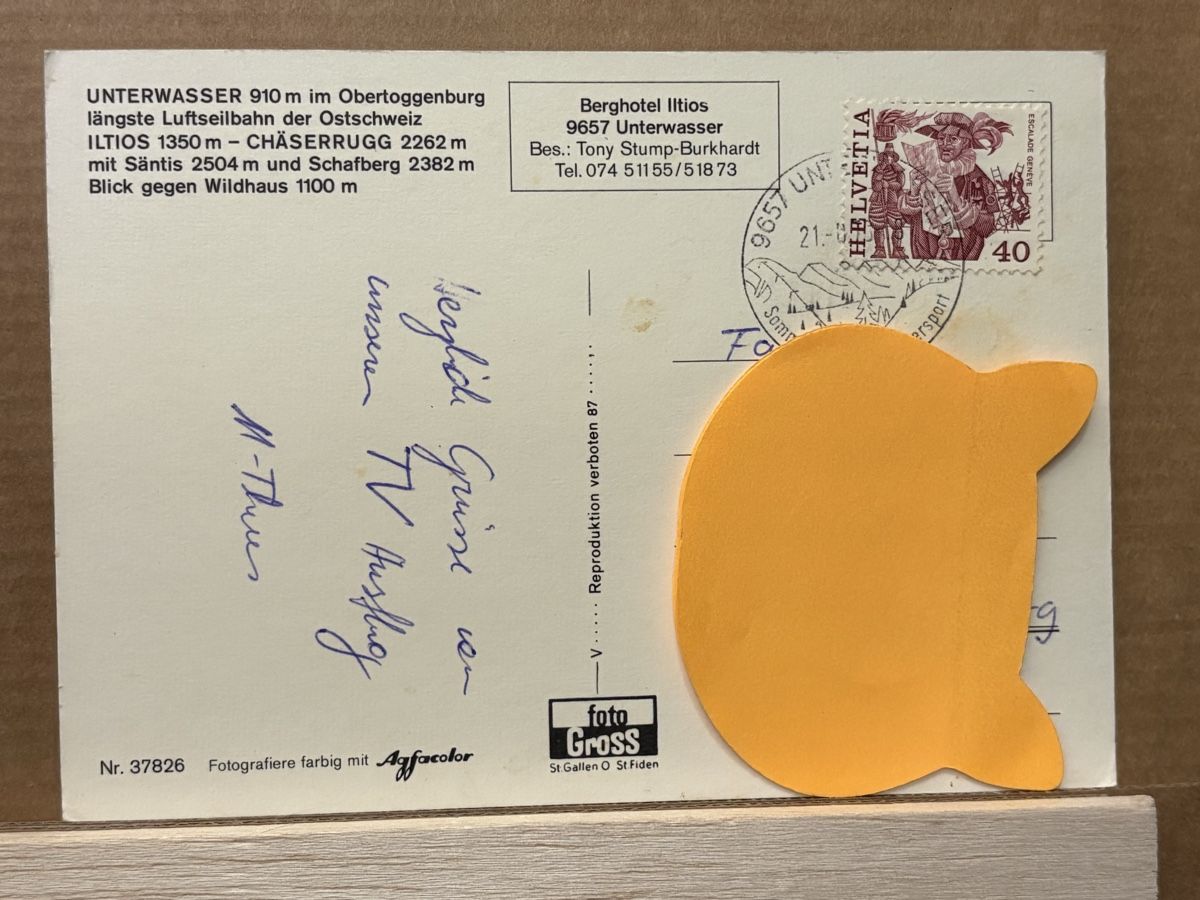 Cartoline postali: AK von Unterwasser – Usato da Rümlang venduto da Kartenpost1 1