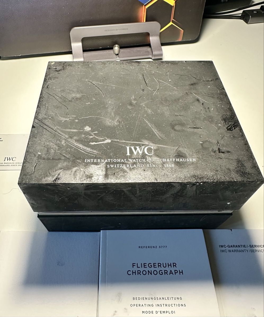 IWC Montres: IWC Pilot Chronograph Ref. 3777 Full Set, 2012 – D'occasion à Pregassona par antgiutra1974 5
