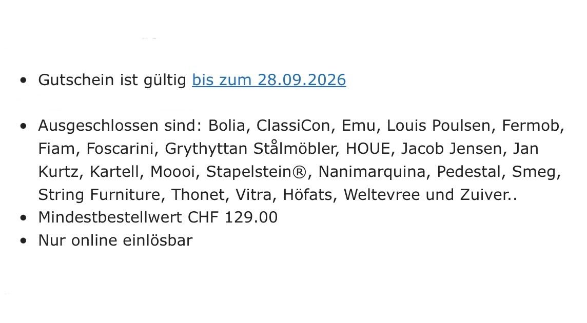 Bons: Connox 10% Rabatt Gutschein – Neuf avec emballage d'origine à Zürich par Marcel_2202 1
