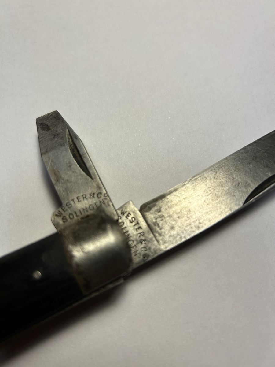 Schweizer Armee Coltelli tascabile: Couteau Suisse 1890 Wester & Co Solingen – Usato da Corcelles NE venduto da Avossouhaits