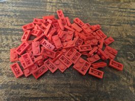 lego 3023 lot de 80 pièces Red Plate 1 x 2