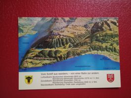 AK Werbung Wanderung Region Vierwaldstättersee Uri