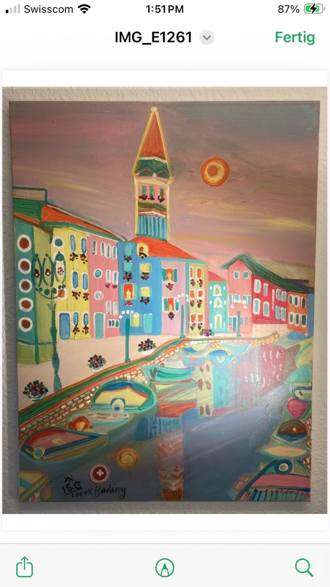 Dipinti: Gemälde "Venedig" – Nuovo (secondo la descrizione) da Bern venduto da tar_hm7j